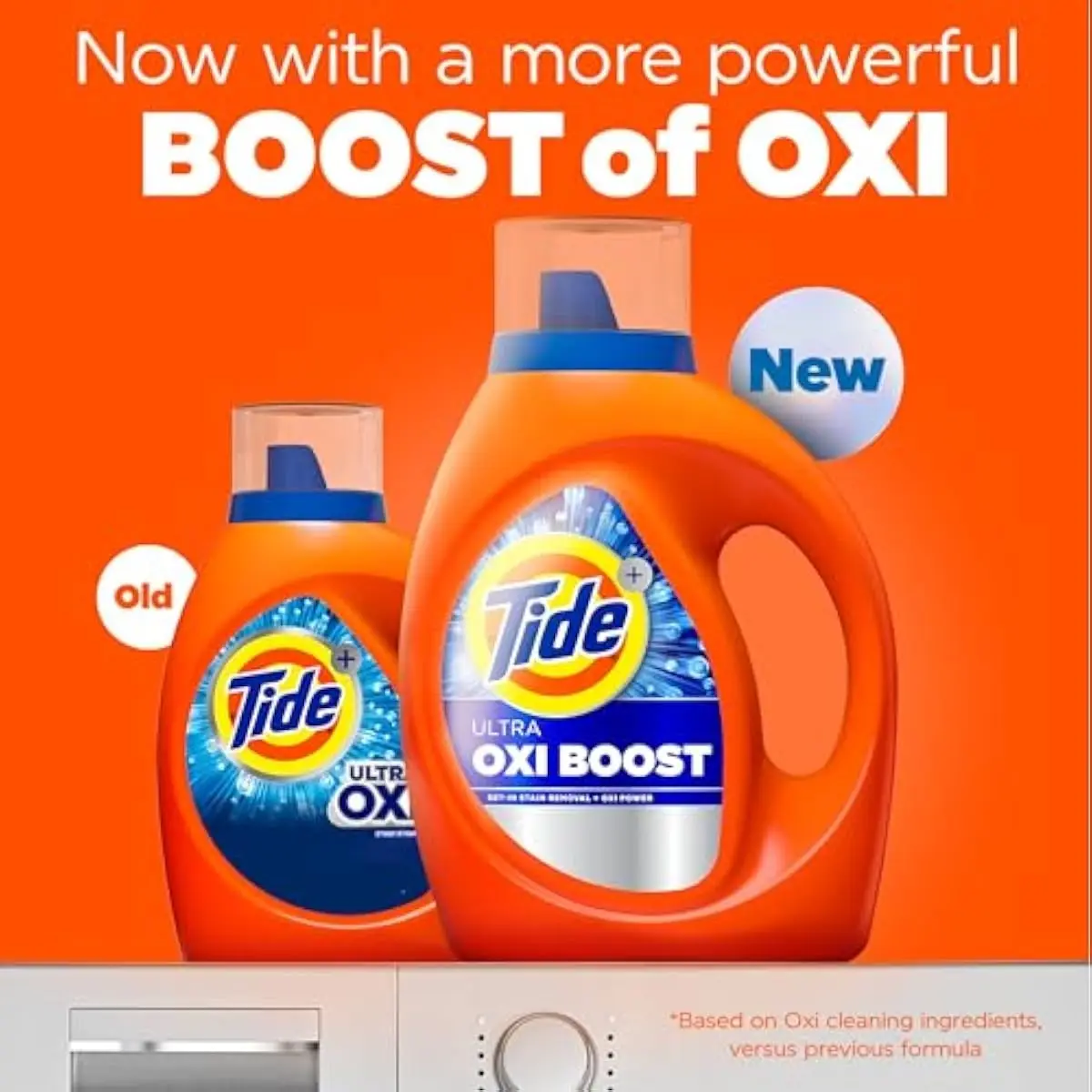 Ultra Oxi Boost Liquid Laundry Detergent, 84 FL oz, 59 Loads, Advanced Stain Remover, Laundry Detergent Liquid with Extra Oxi Po
