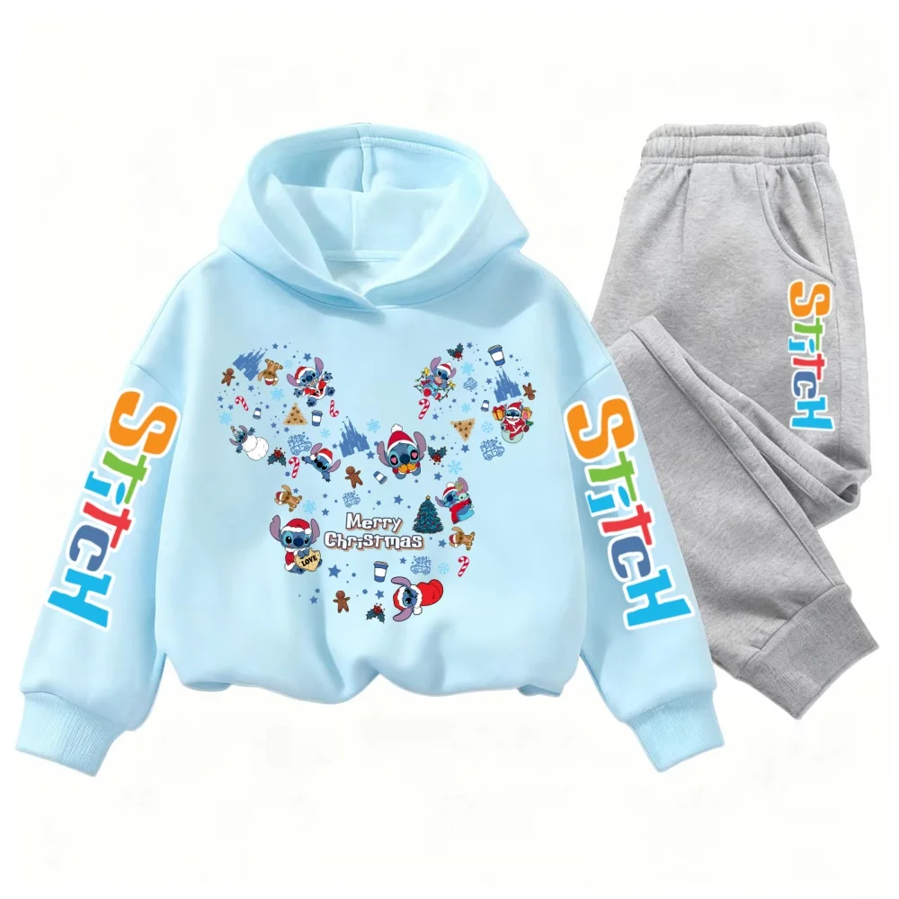 

Детская рождественская толстовка с капюшоном Kawaii, модный пуловер, свитшот, костюм с героями мультфильмов для девочек и мальчиков, осенняя повседневная одежда для малышей
