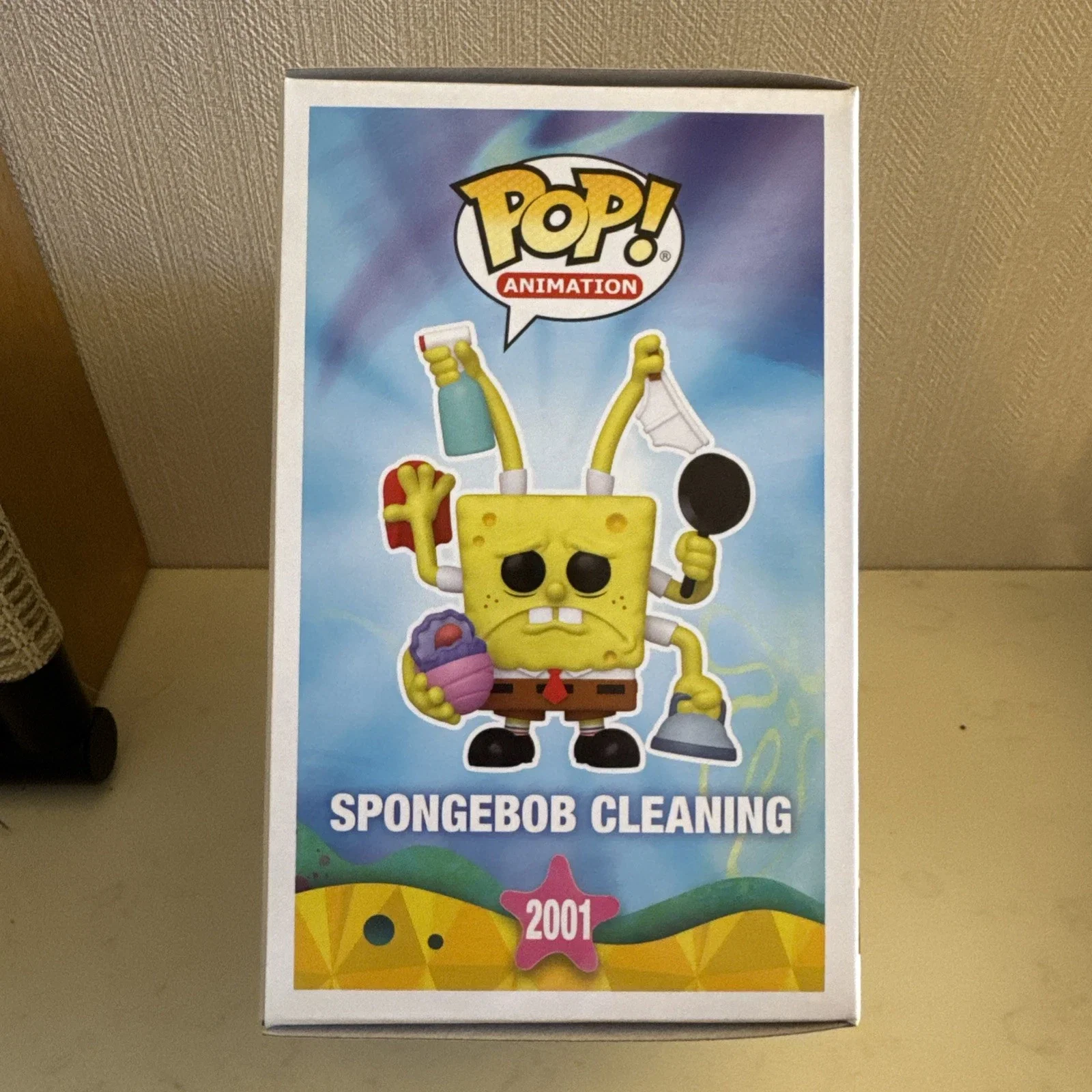 FUNKO POP Nickelodeon أنيمي الشكل قسط سبونجبوب تنظيف 2001 تمثال تحصيل طبعة محدودة 5.6 بوصة لعبة مجسمة هدية #6