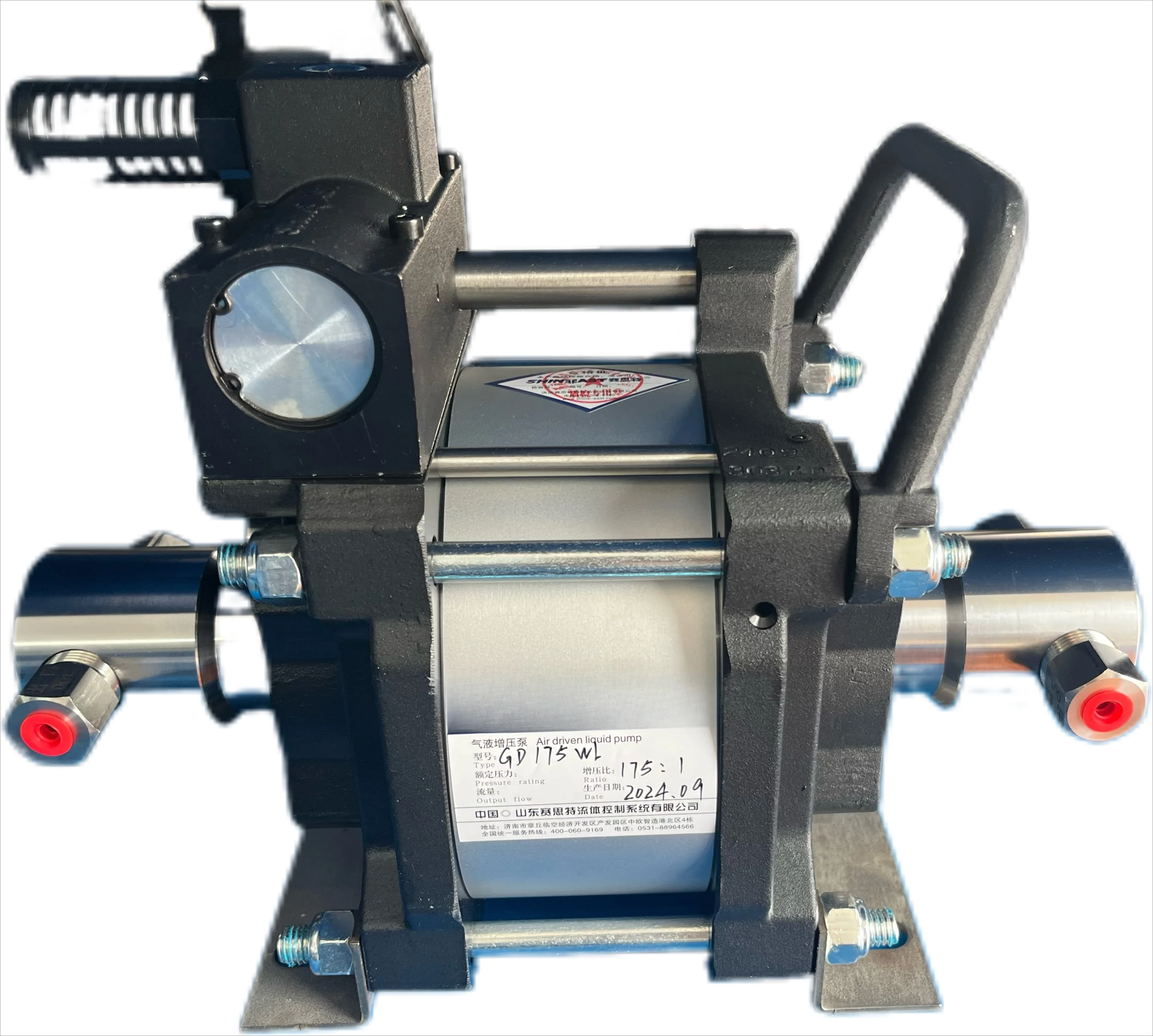 

Pnumatic 80MPa ir-Driven Liquid Boster Pump Hydro test Pump