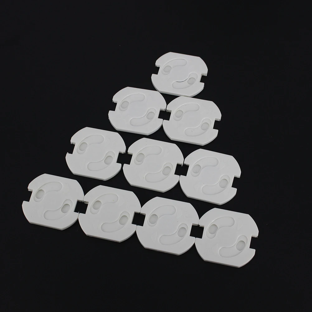 

10pcs Safety Socket Cover Plug Protectors Electric Anti Shock Child Proof Outlet Covers Baby Proofing Home Security