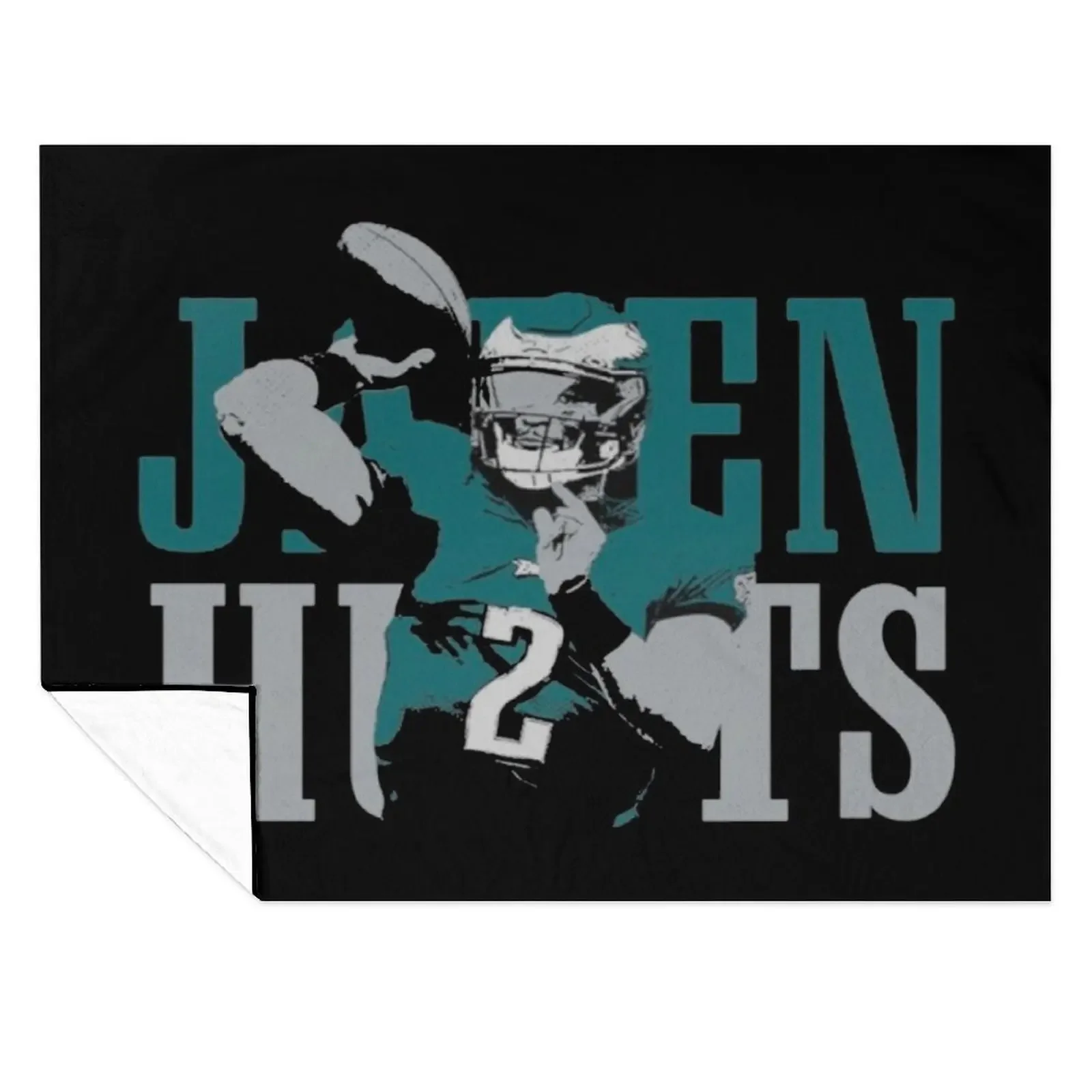 

Jalen Hurts Throw Blanket Soft Big Cute Furry For Decorative Sofa Blankets