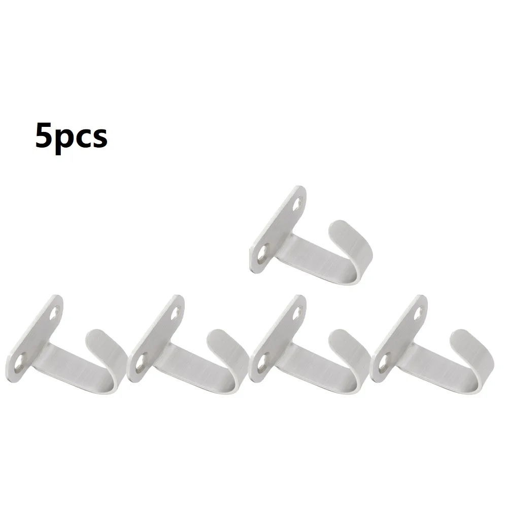 5PCS Ceiling Hooks For Hanging Ornament Hooks Top Hangers For Plant Cloth Stainless Steel Home Improvement Hardware