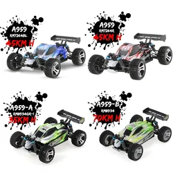 WLtoys A959 959B 2.4G Racing RC Car 70KM/H 4WD Electric High Speed Car Off-Road Drift Remote Control Toys for Children