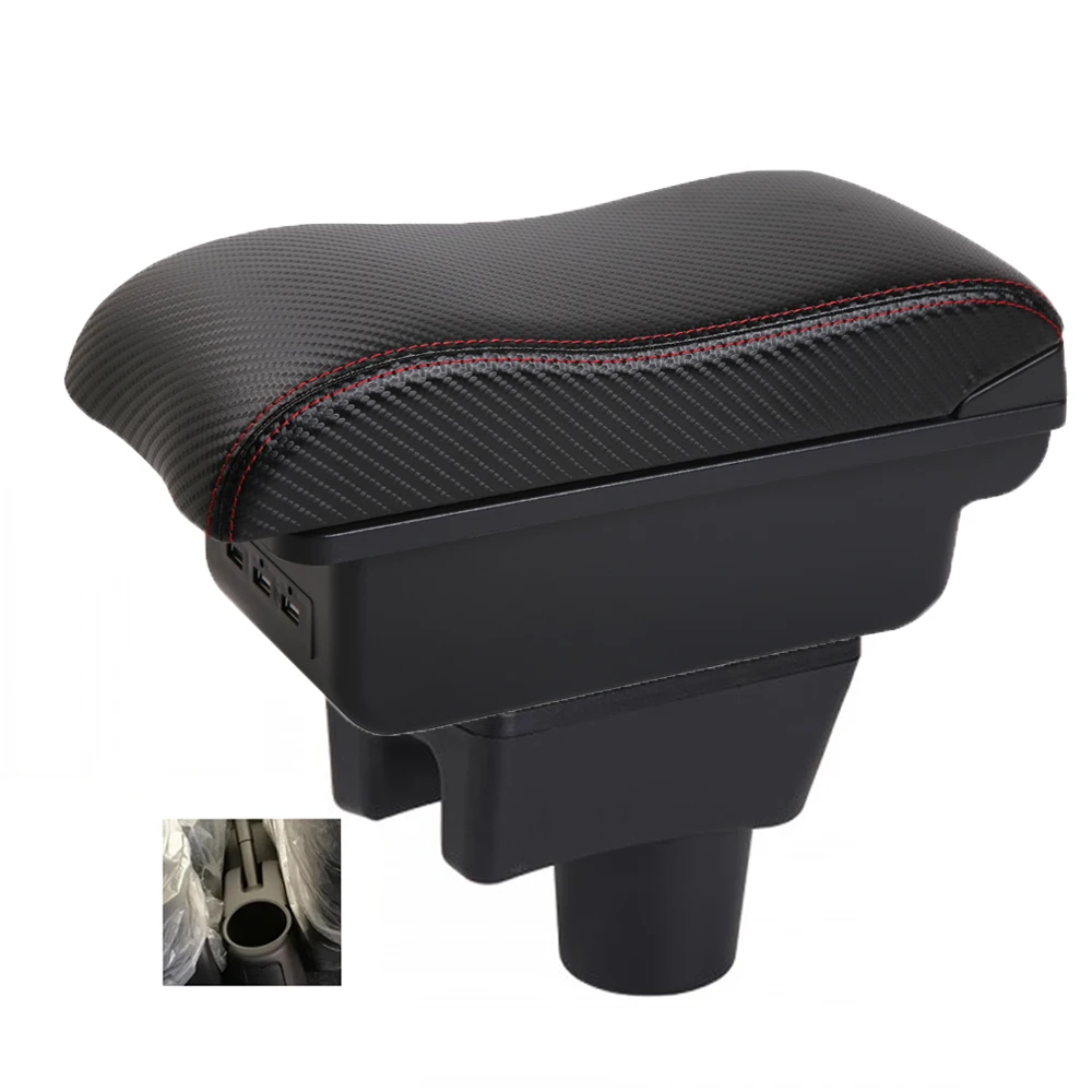 Armrest Box Central Console Storage Box with Driver Side Elbow Support for Mitsubishi Mirage G4 Space Star Attrage Atrez