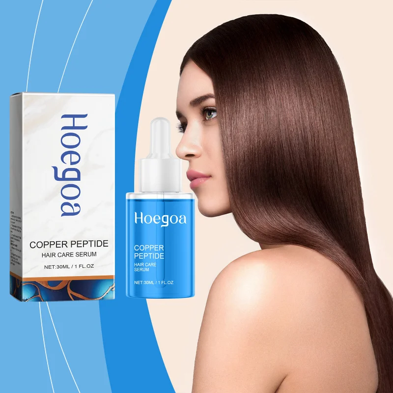 

Copper Peptide Hair Serum - Nourishing Scalp Treatment To Help Strengthen Roots & Improve Hair Texture For Fuller Looking Hair