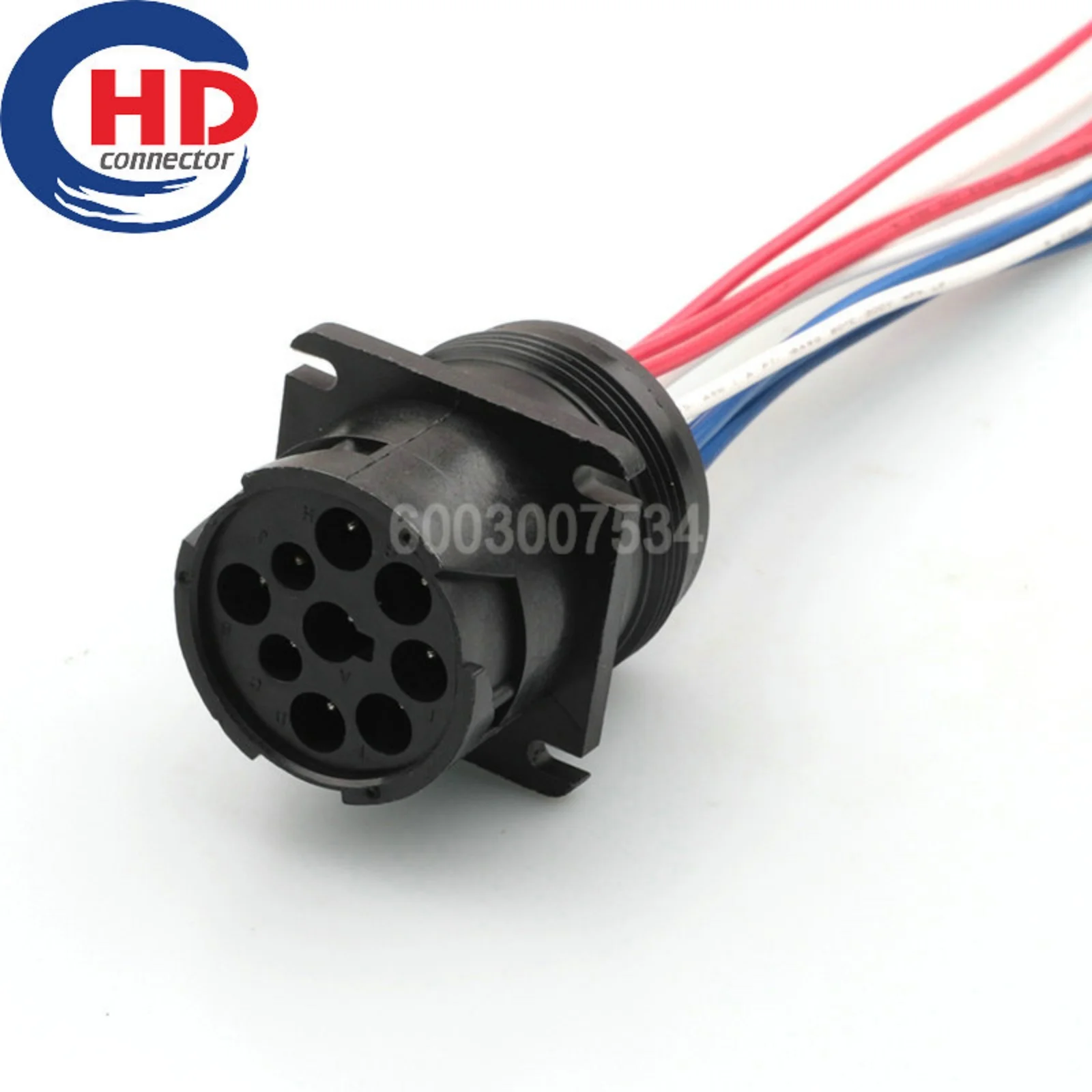 

9-контактный HD10-9-1939P Deutsch зеленый круглый авиационный штекерный разъем мотоциклетные электрические жгуты для гусеницы J1939