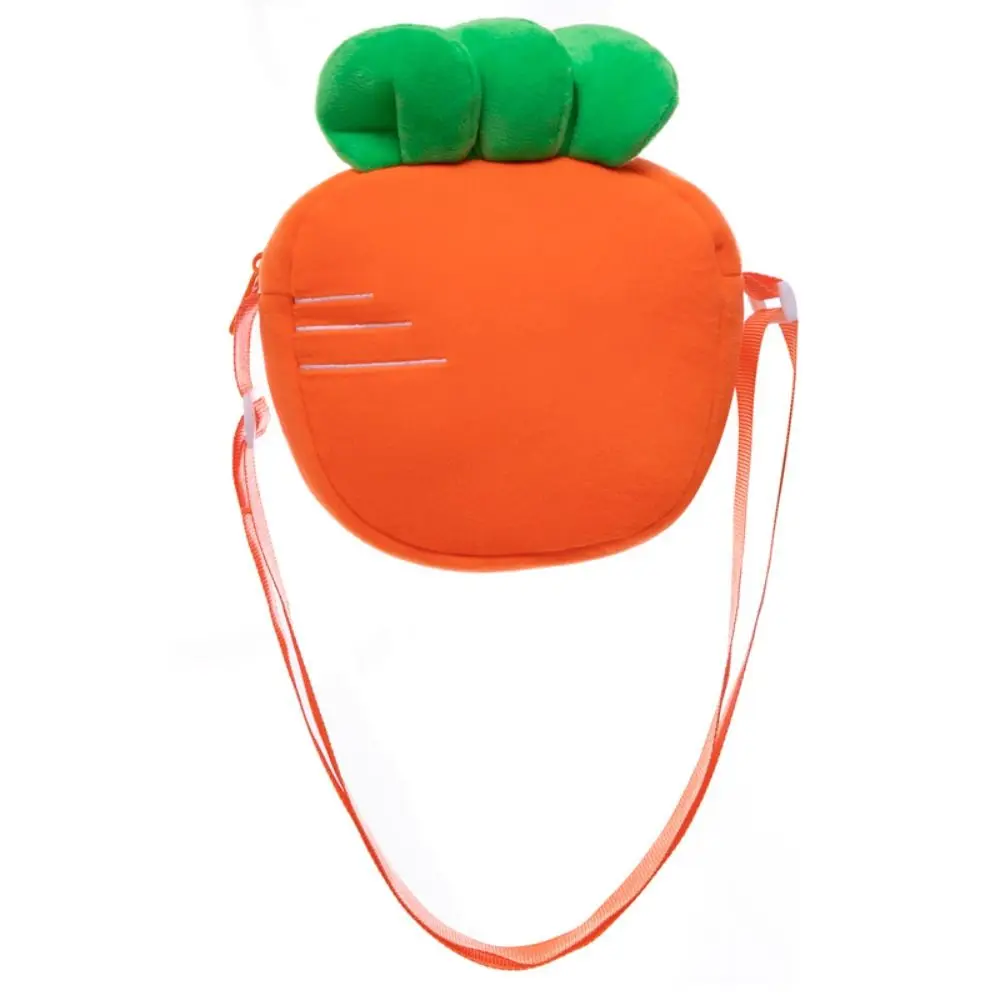 Grils Bag Simulation Carrot Carrot Bag Cartoon Lovely Strawberry Doll Bag Strawberry Trendy Fashion Fruit Shoulder Bags