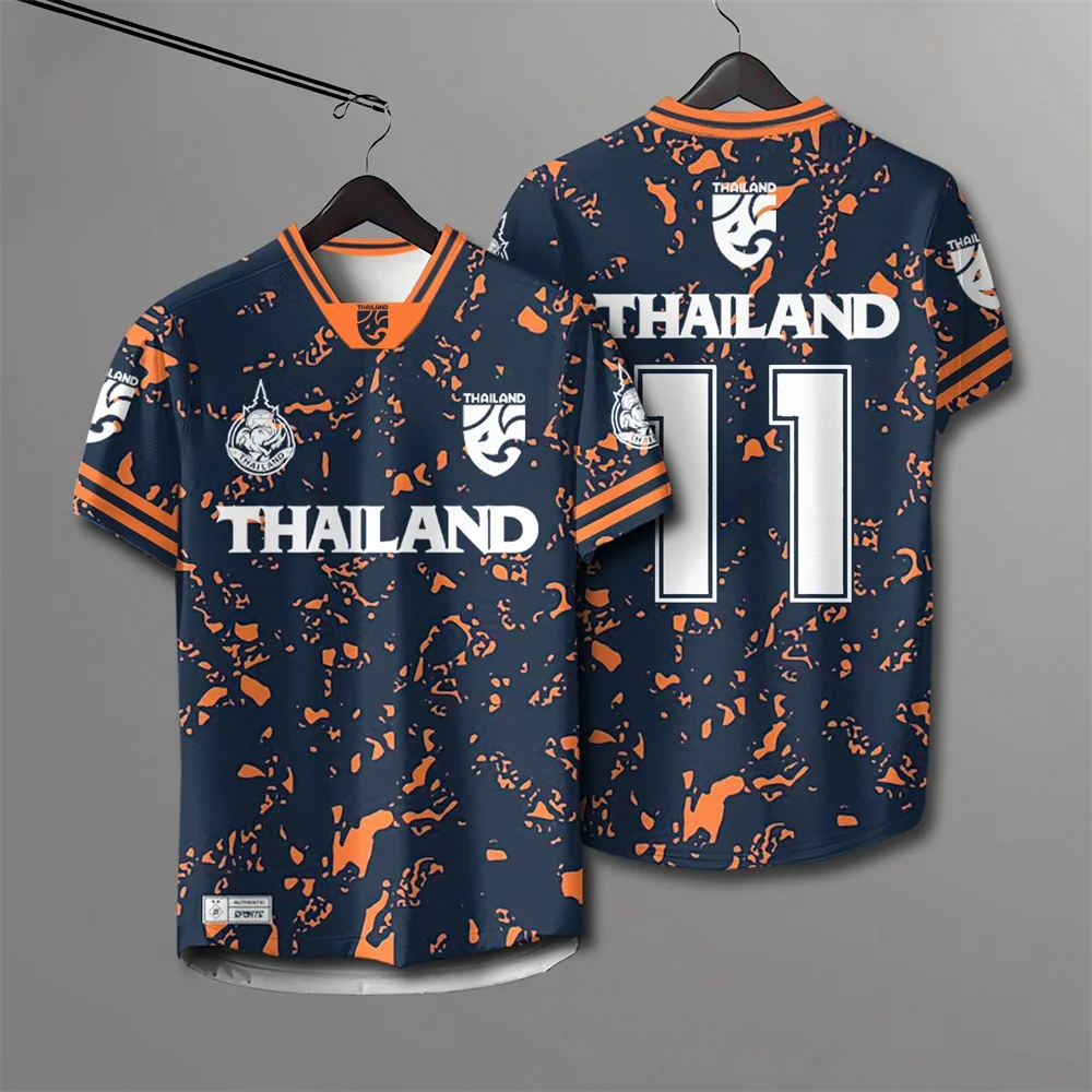 Thailand 3D Printed Short Sleeved Summer Street T-shirt Men's Breathable T-shirt Lightweight And Comfortable Short Sleeved Tops image 6