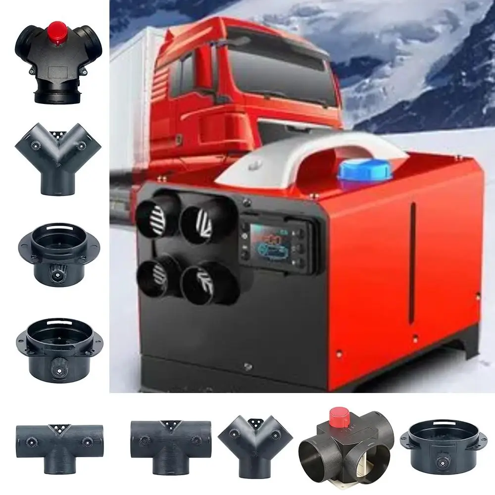 

Y Branch/T Piece Heater Connector Closable with Valve Pipe Connector Universal for Eberspacher/Webasto/Propex Heater