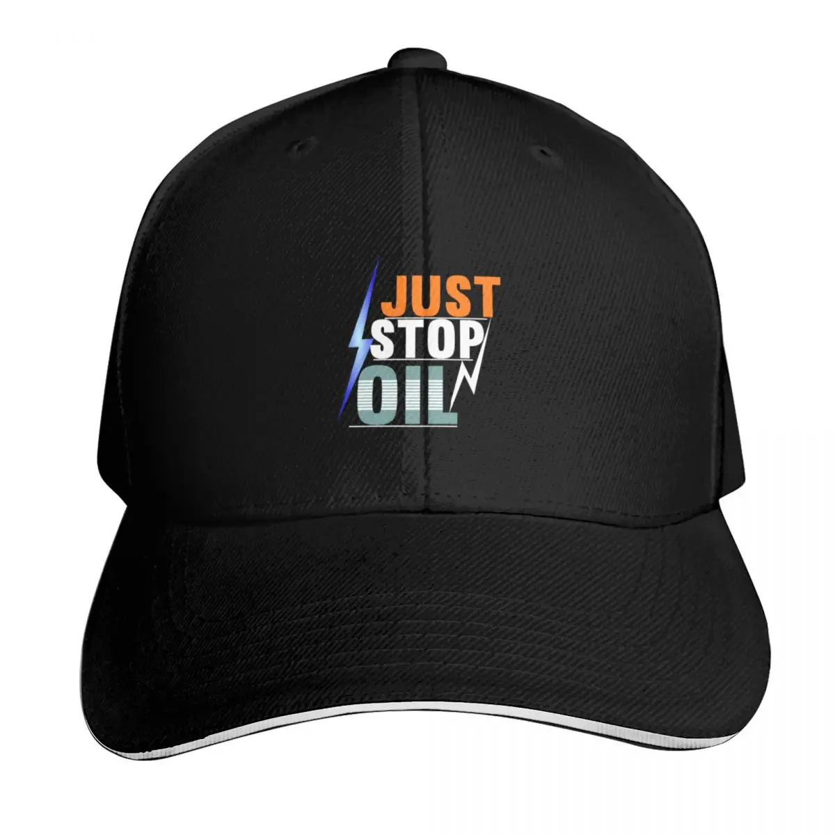Just Stop Oil(10) Baseball Cap Breathable Mesh Back Adjustable Buckle Closure Moisture Wicking Quick Dry