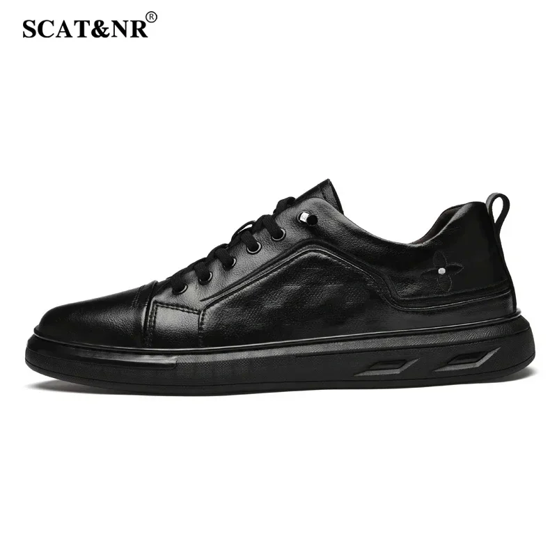 Spring New Men shoes casual shoes genuine leather shoes sneakers heightening ayakkabı work luxury