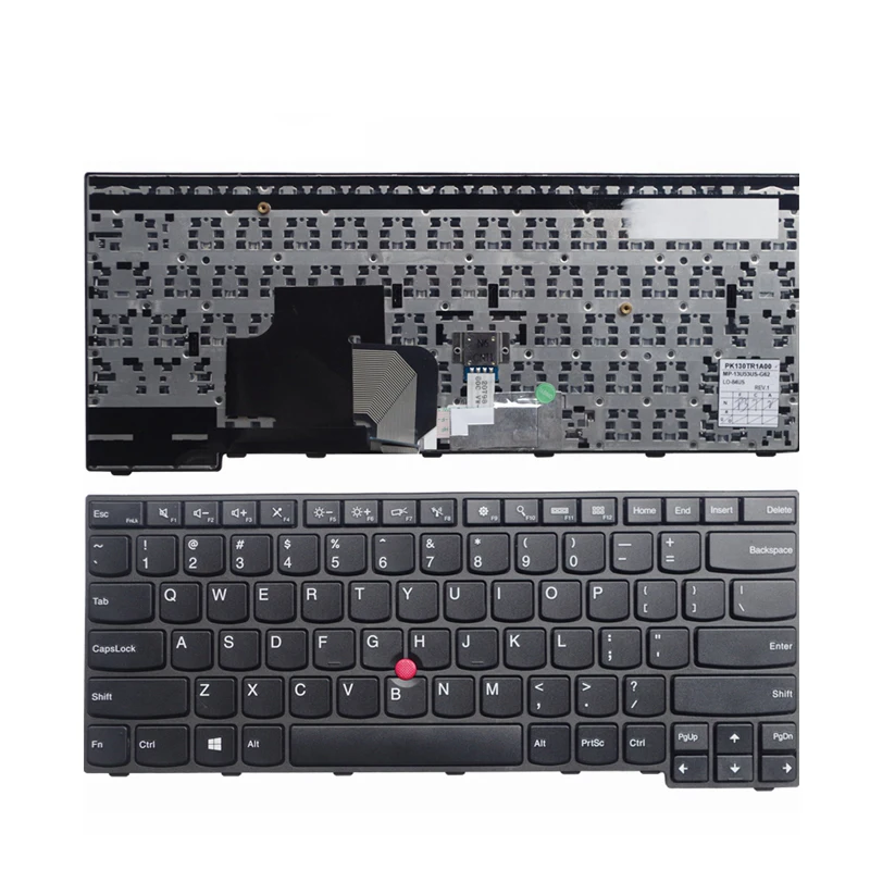 New US/UK/SP/AR/FR/RU/BR Keyboard For Lenovo Thinkpad E450 E455 E450C W450 E460 E465 Spanish Arabic French Russian Brazil