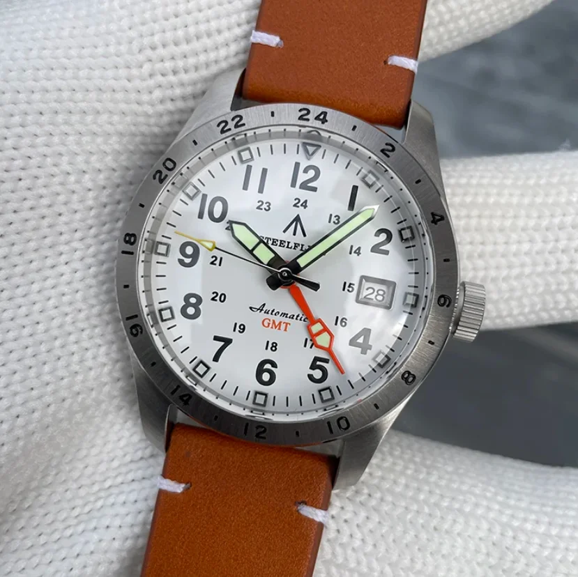 nh34 Naval Watch GMT acrylic glass Watchdives WD6542 Watch Men 