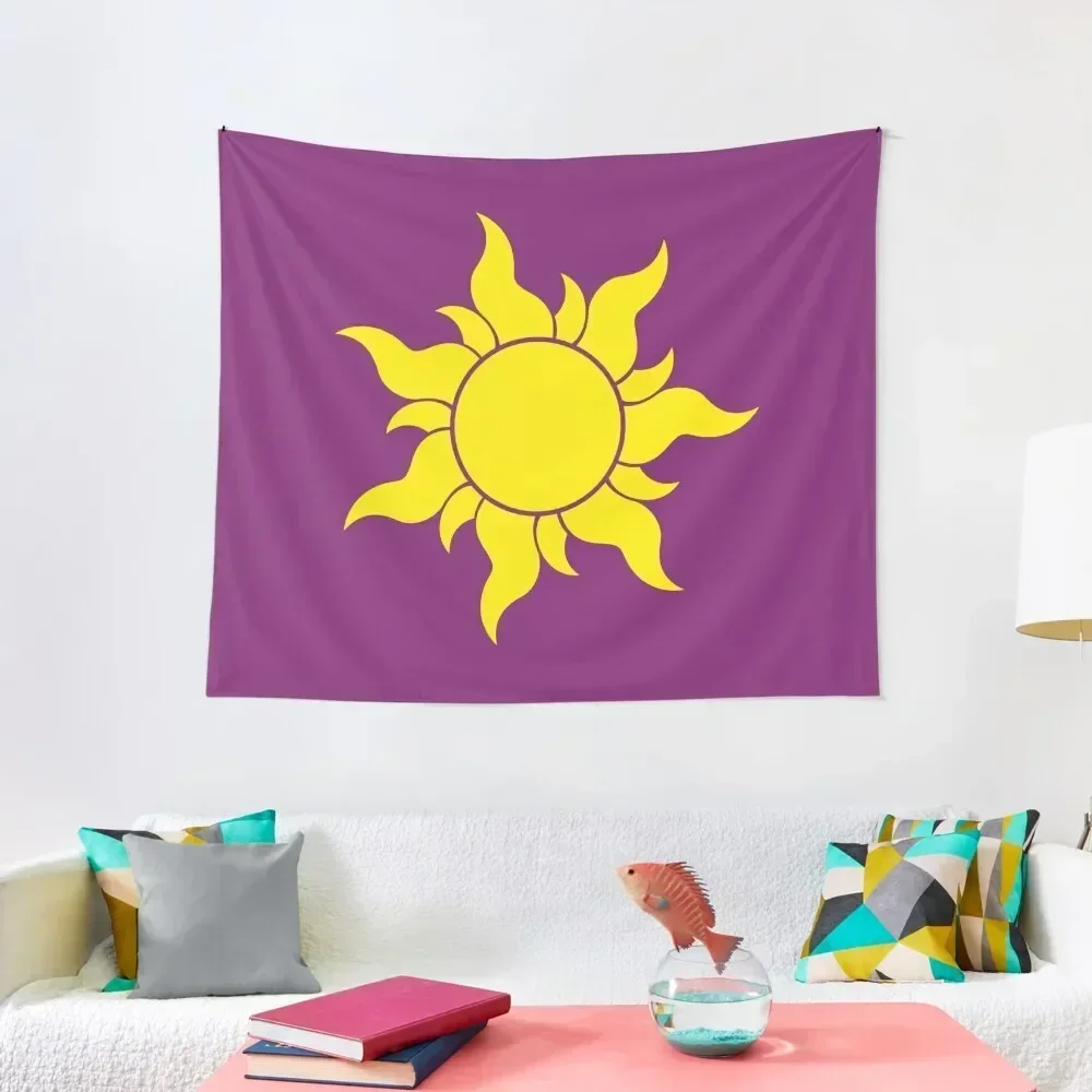 

Rapunzel Sun Tapestry Carpet On The Wall Room Decor Aesthetic Decorative Wall Murals Aesthetic Room Decoration Tapestry