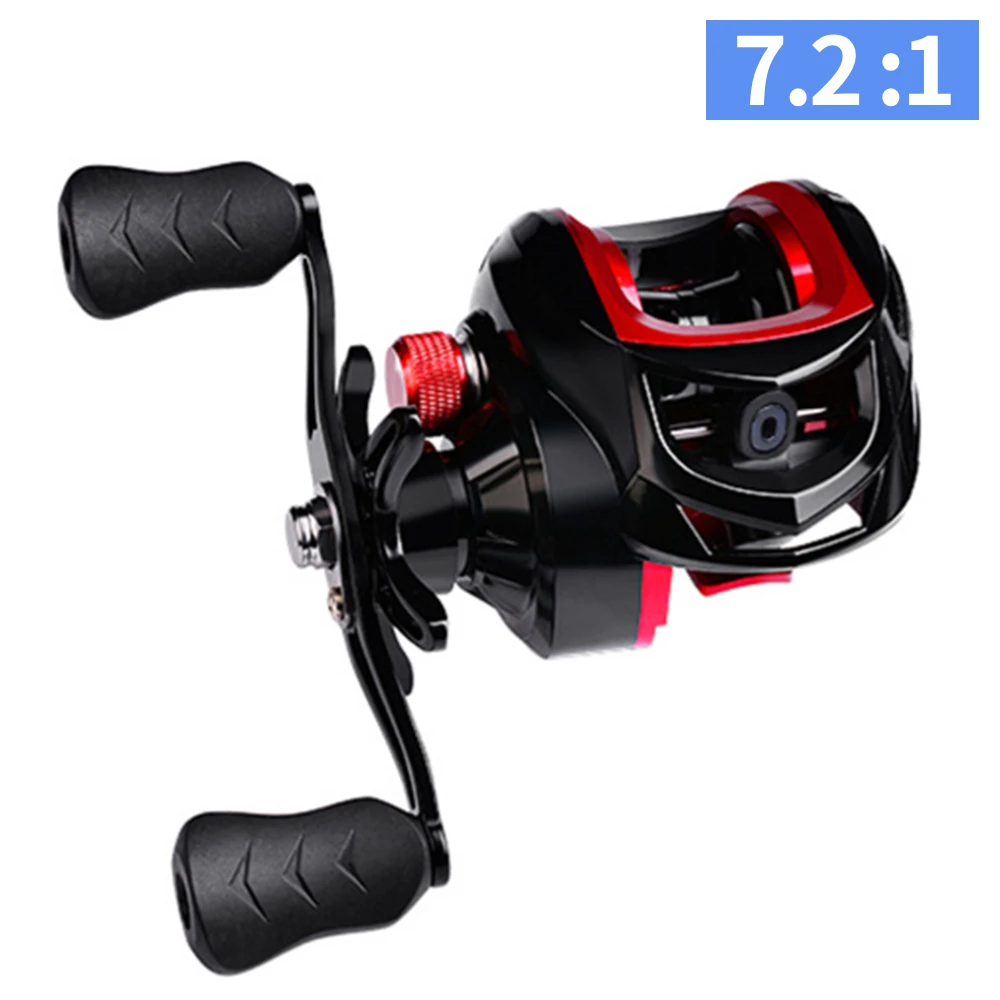 Metal Spool Baitcasting Reel 10kg Max Drag 7.2:1 High Speed Gear Ratio Wheel Saltwater Freshwater Fishing Gear Accessories Gifts