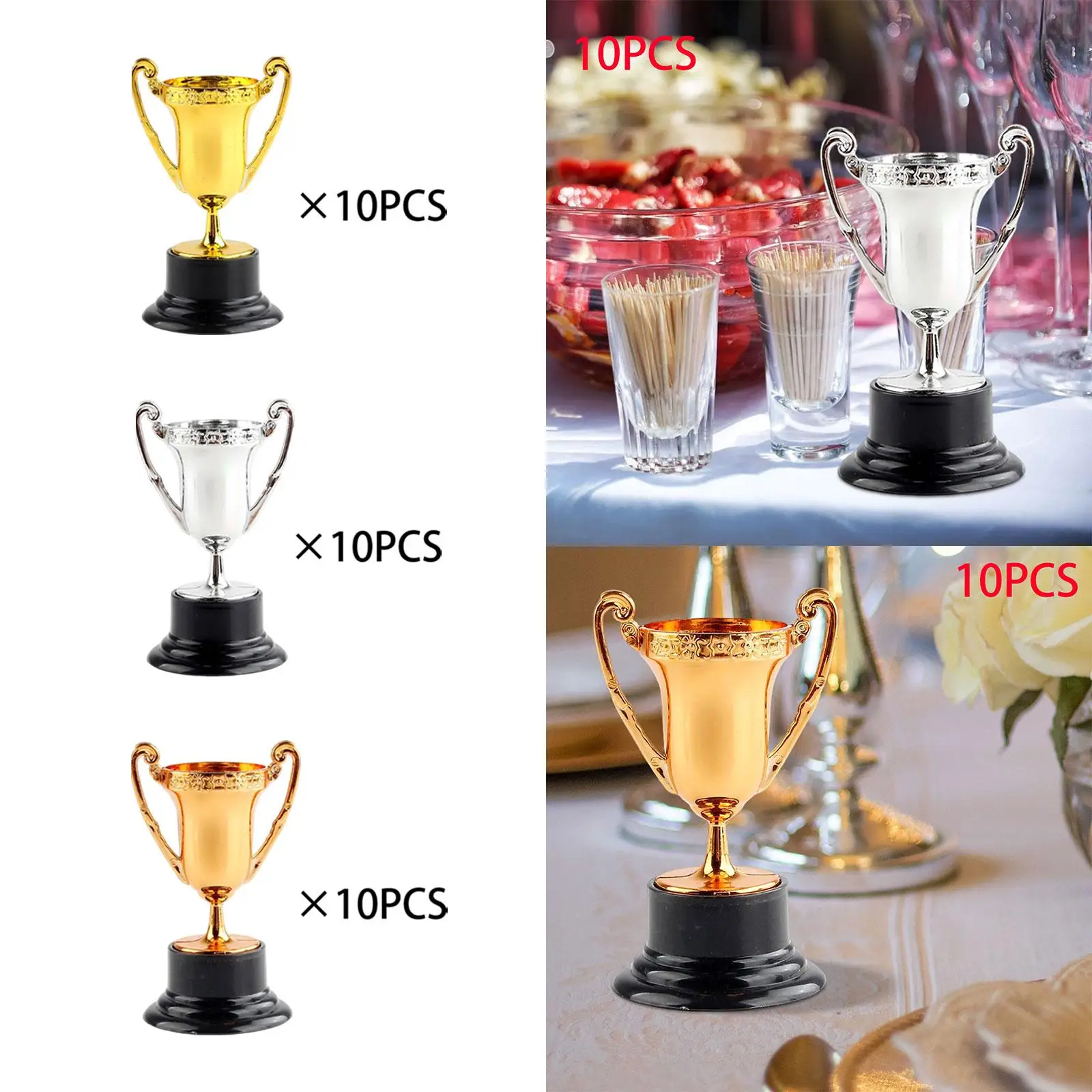 Mini Soccer Trophy Cup for Football Competitions with Base Kids Award Decor Favors Classroom School Rewards Gifts Celebrations