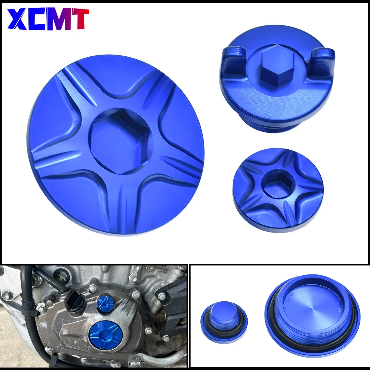 For Yamaha WR250X WR250R WR426F WR250F WR400F YZ250F YZ450F YZ426F YZ400F TTR 50 XV XT Serow VIRAGO 250 Engine Timing Plug Cover