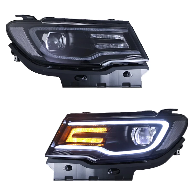 

2017-2019 Jeep Compass Car Light Accessories LED Headlights Upgraded Head Lamp Head Light for Jeep Compass
