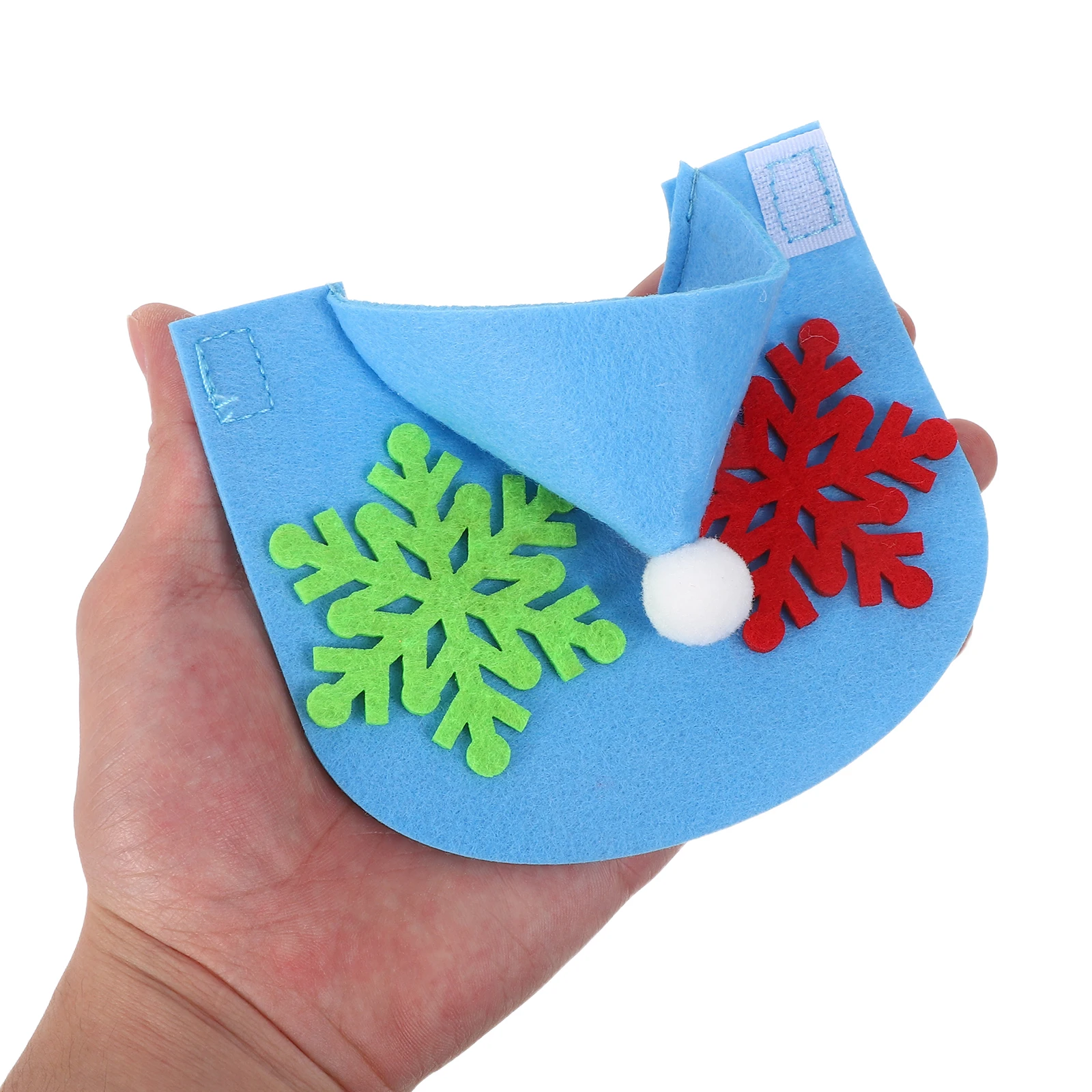 

2pcs Christmas Parrot Cloak Snowflake Design Warm Bird Coat Universal Fit For Cockatiel Parakeet - Felt Winter Outerwear Pet