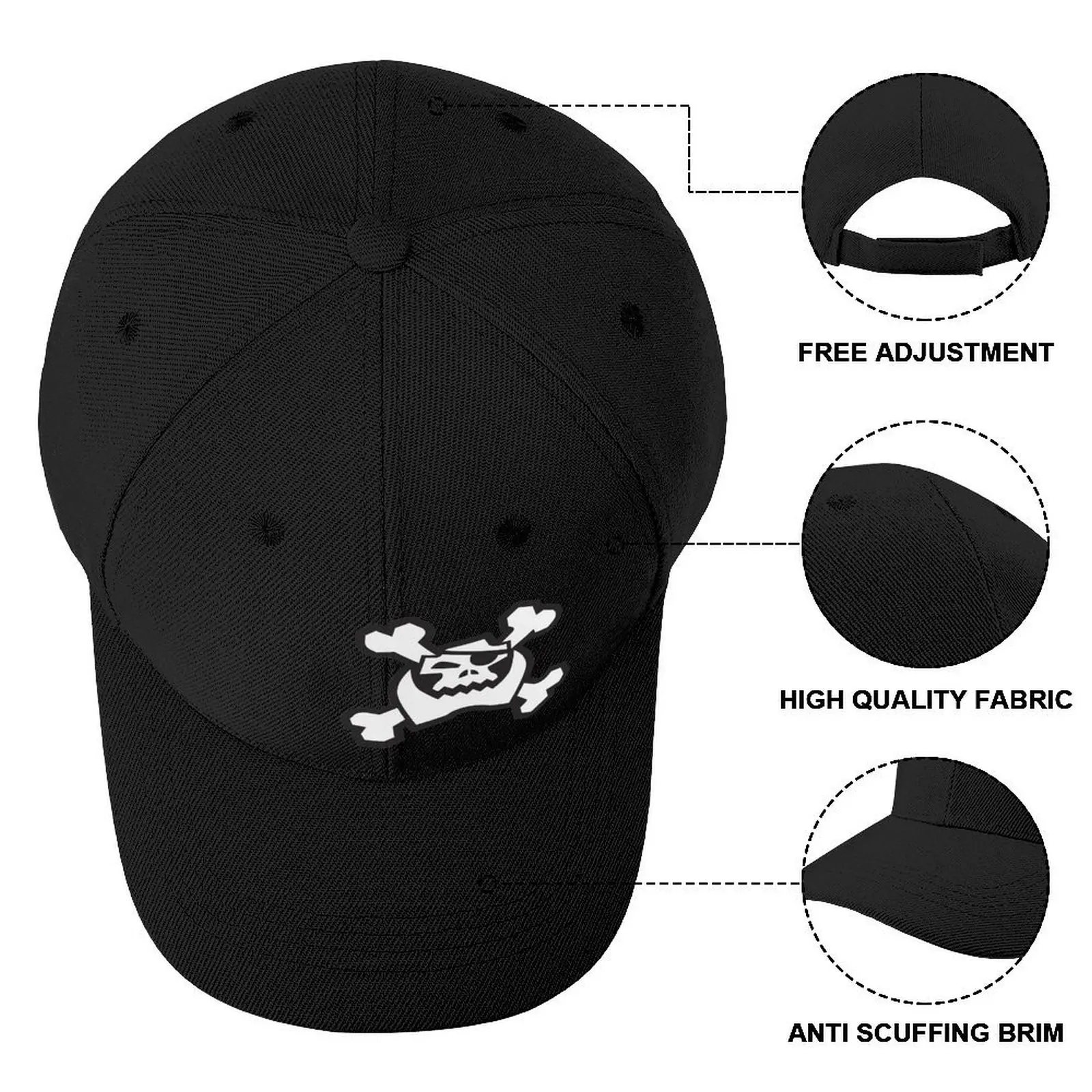 Jolly Orc Baseball Cap Strand Strand Hut Hüte Mann Frauen