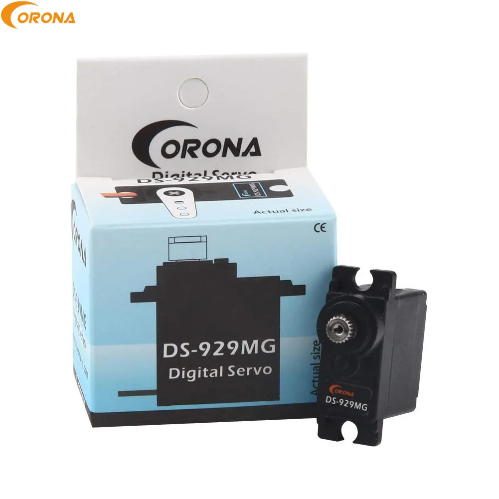 Corona DS-929MG DS929MG 4.8-6.0V 12.5g RC Servo Motor Digital Servo Metal Gear for TREX 450 RC Hobby Helicopter