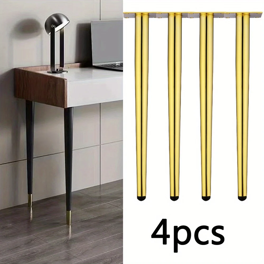 4pcs Furniture Leg Accessories Furniture Legs Metal Furniture Legs Replacement Sofa Living Room Bedroom