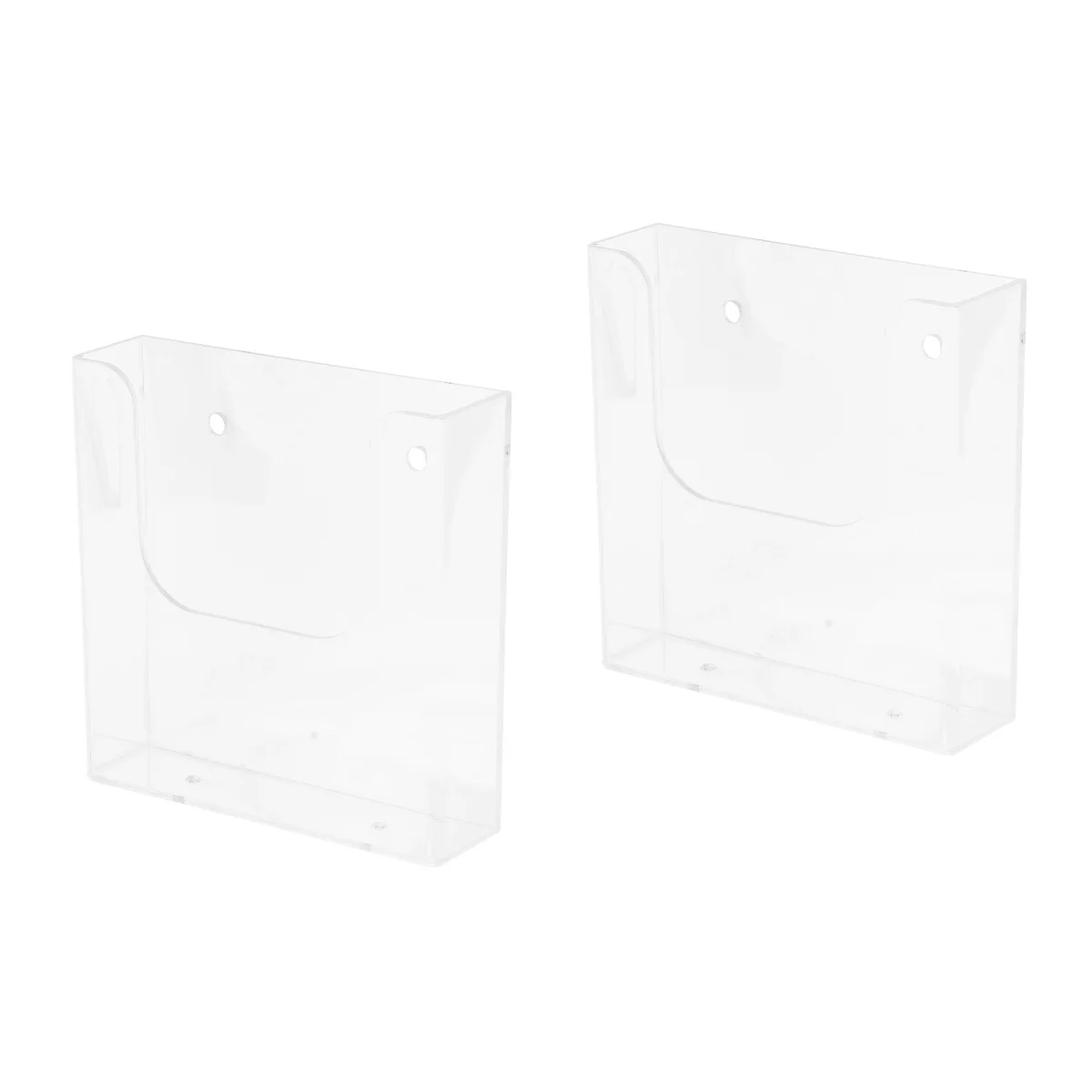 Wall-mounted Display Rack Magazine Holder Clear Stand File Organizer for Pocket