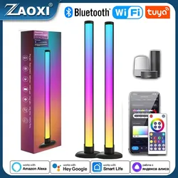 ZAOXI Music Sound pickup Light Tuya Wifi LED Bluetooth Ambient Floor Lamp Support Support Alexa Google Voice With Remote Control