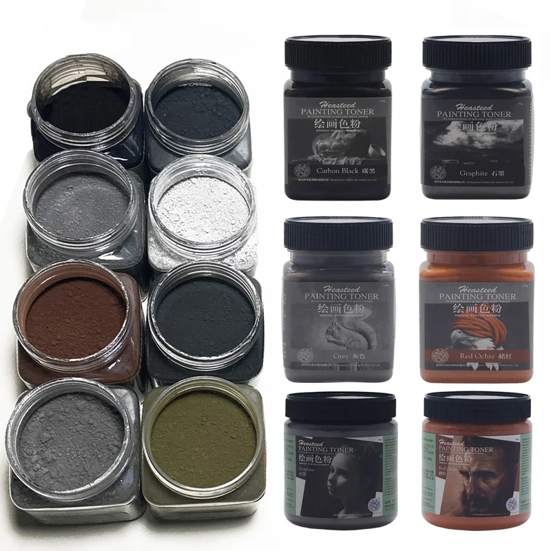 

Painting Toner Art Drawing Special Toner Black Powder Sketching Graffiti Water-soluble Bottled Art Supplies Graphite Toner