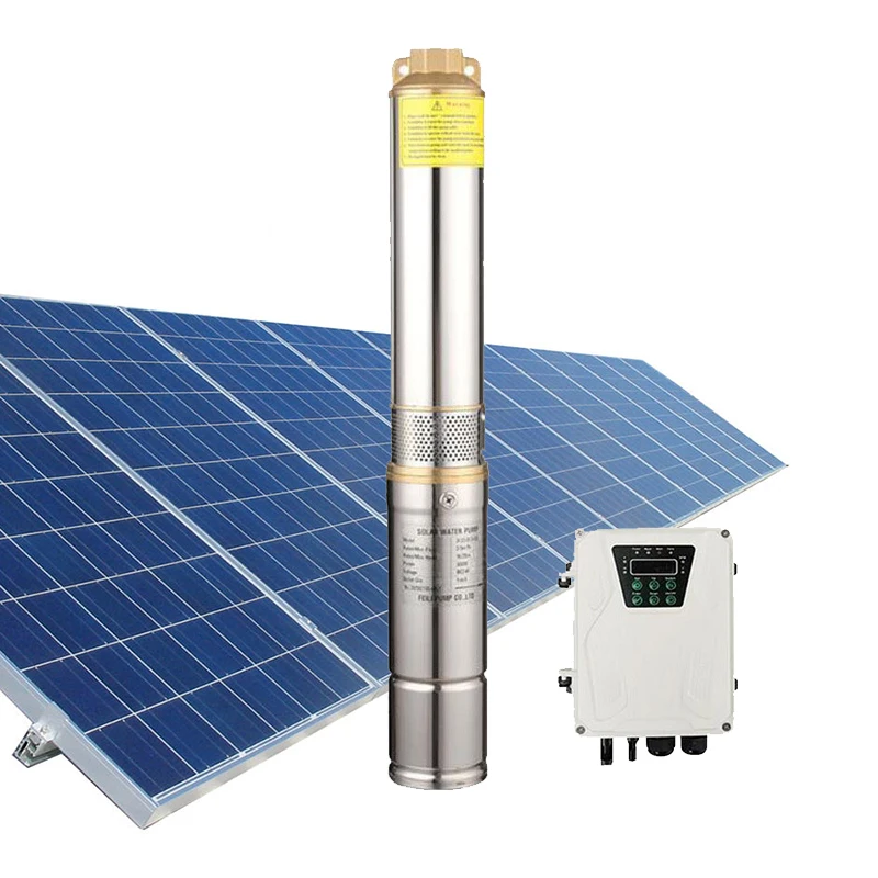 Dc 48v Deep Well Irrigation Farm Submersible Solar Water Pump For Agriculture Without Solar Panels