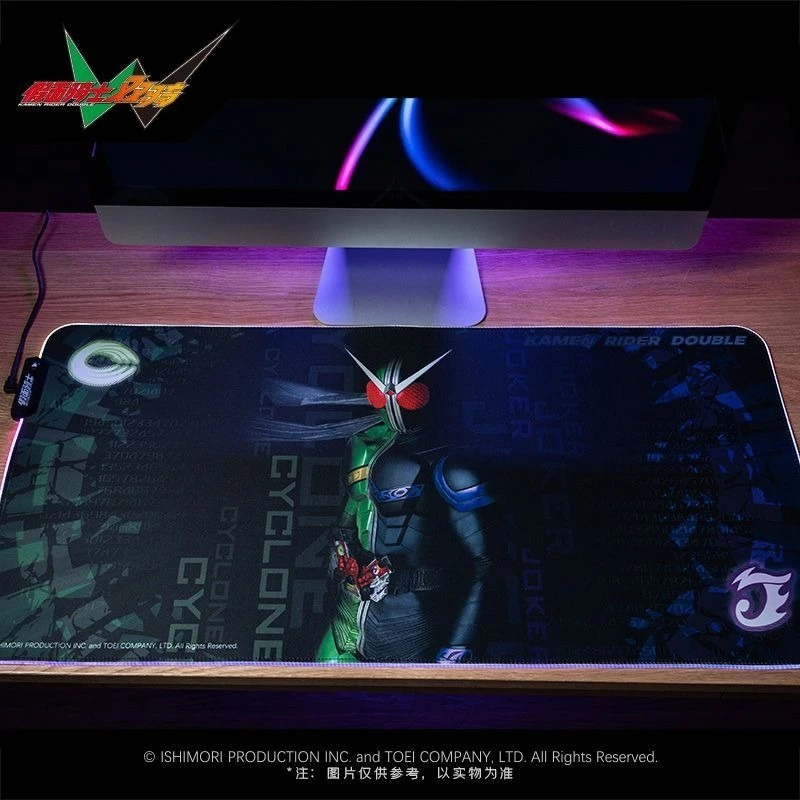 genuine-80x40cm-kamen-rider-w-double-ride-luminous-mouse-pad-chuangqi-cos-game-table-mat