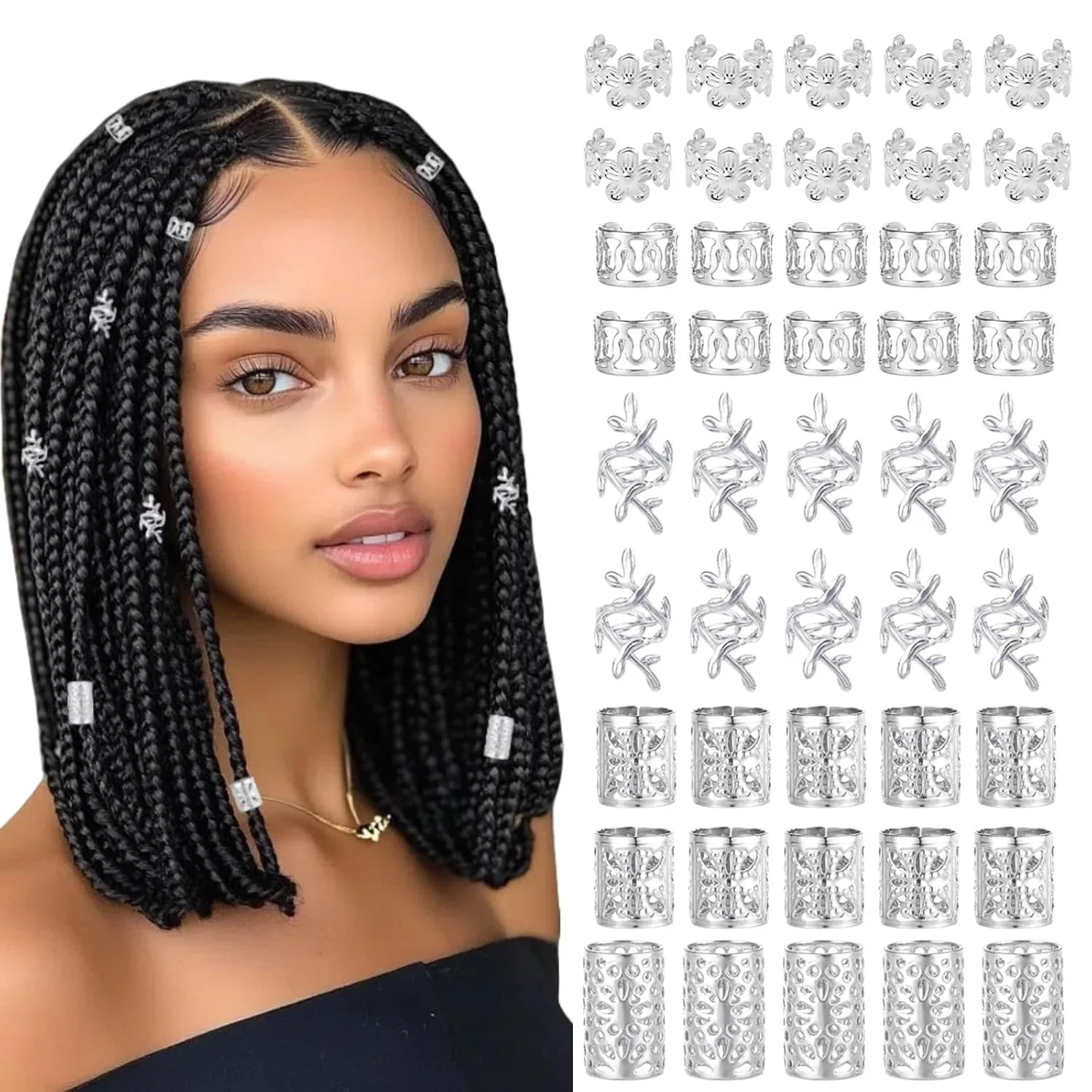 120PCS Hair Jewelry…