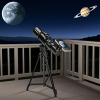 BORWOLF AZ80400  Astronomy Telescopes for Adults, 80mm Aperture 400mm AZ Mount 200X HD for Moon Stargazing and Bird Watching