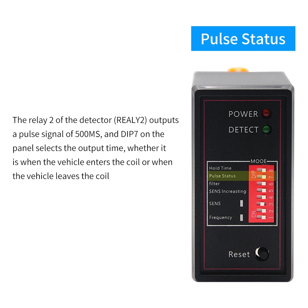 110V/220V Single Channel Traffic Control Vehicle Loop Detector Vehicle Inspection Device for Intelligent Car Parking Lot System