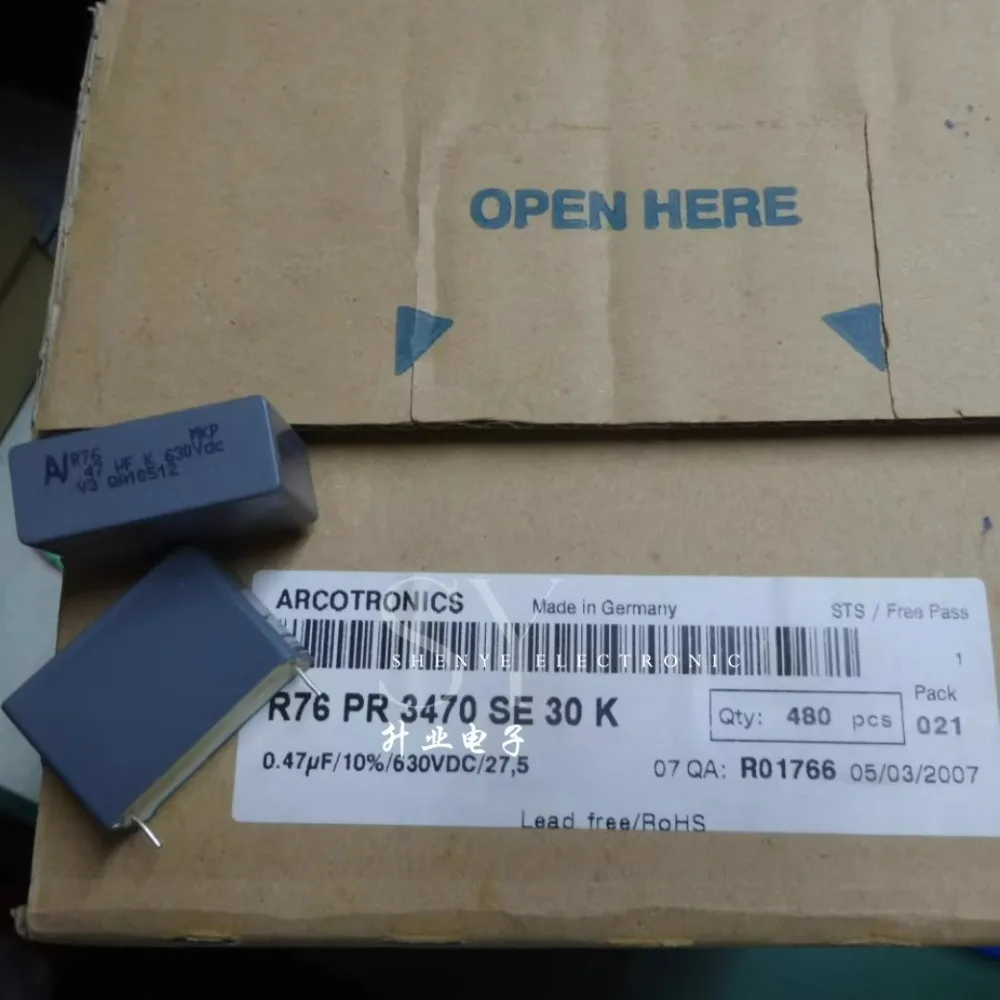 

5PCS AV R76 0.47uf/630V u47 470nf 474 new 10% high precision 27.5mm film capacitor