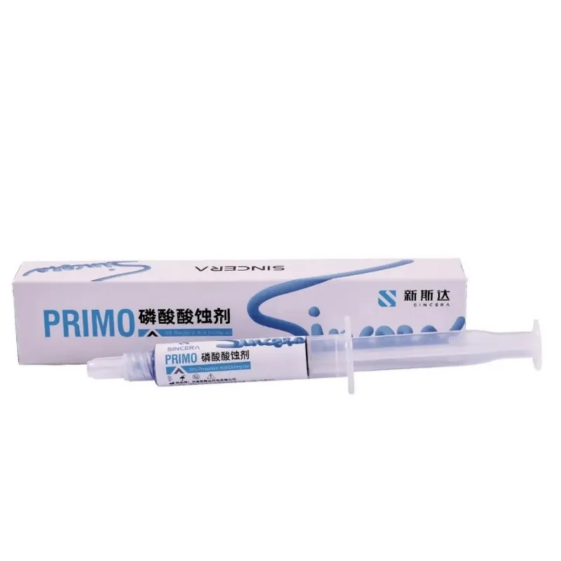 Dental 37% Phosphoric Acid Etching Gel 2.5ml/5ml Oral Repair Materials Whitening Tooth Veneer Acid Etching Agent Material Toosl
