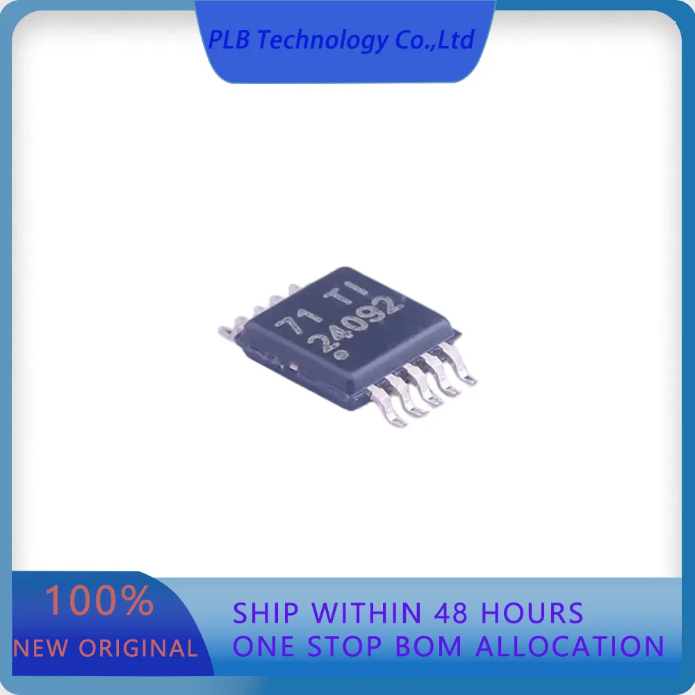 10PCS/LOT BQ24092DGQR BQ24092  4.45V~6.45V Lithium Battery 1 1.4A MSOP-10-EP Battery Management Original Stock