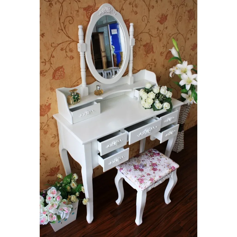 

Korean pastoral dresser, American style, dressing table, dressing table