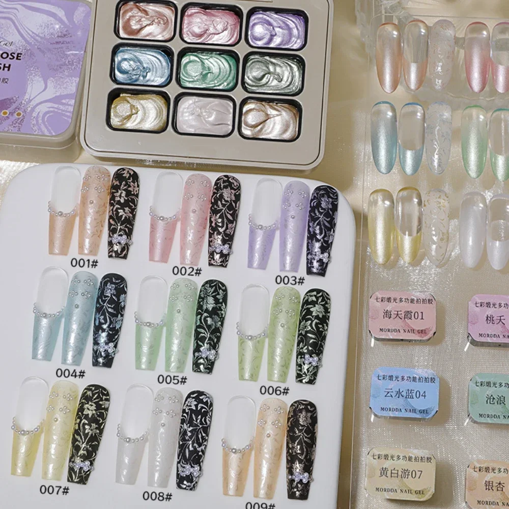 הדפסת סאטן ג 'ל מסמר אמנות טפטינג דבק במהירות ציור ג' ל להשרות את לק ג 'ל לק עבור מניקור