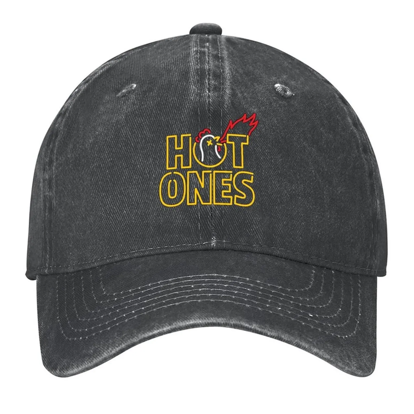 

Hot Ones logo Baseball Cap Streetwear derby hat fashionable tea Hat Caps For Women Men's