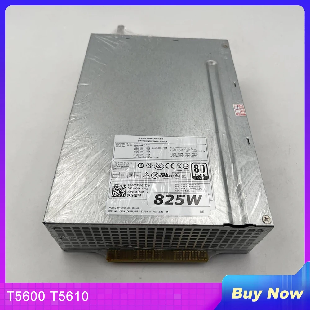 

For DELL T5600 T5610 Power Supply D825EF-01 DPS-825BB A 0G57YP 825W D825EF-00