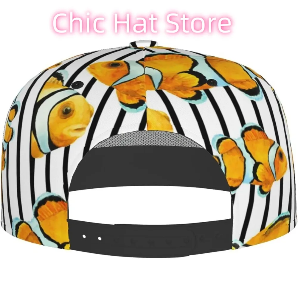 قبعات Snapback للرجال والنساء، قبعة بيسبول يابانية على شكل سمكة كوي، قبعة سائق الشاحنة لركوب الدراجات والرياضة والجري والأسماك الاستوائية