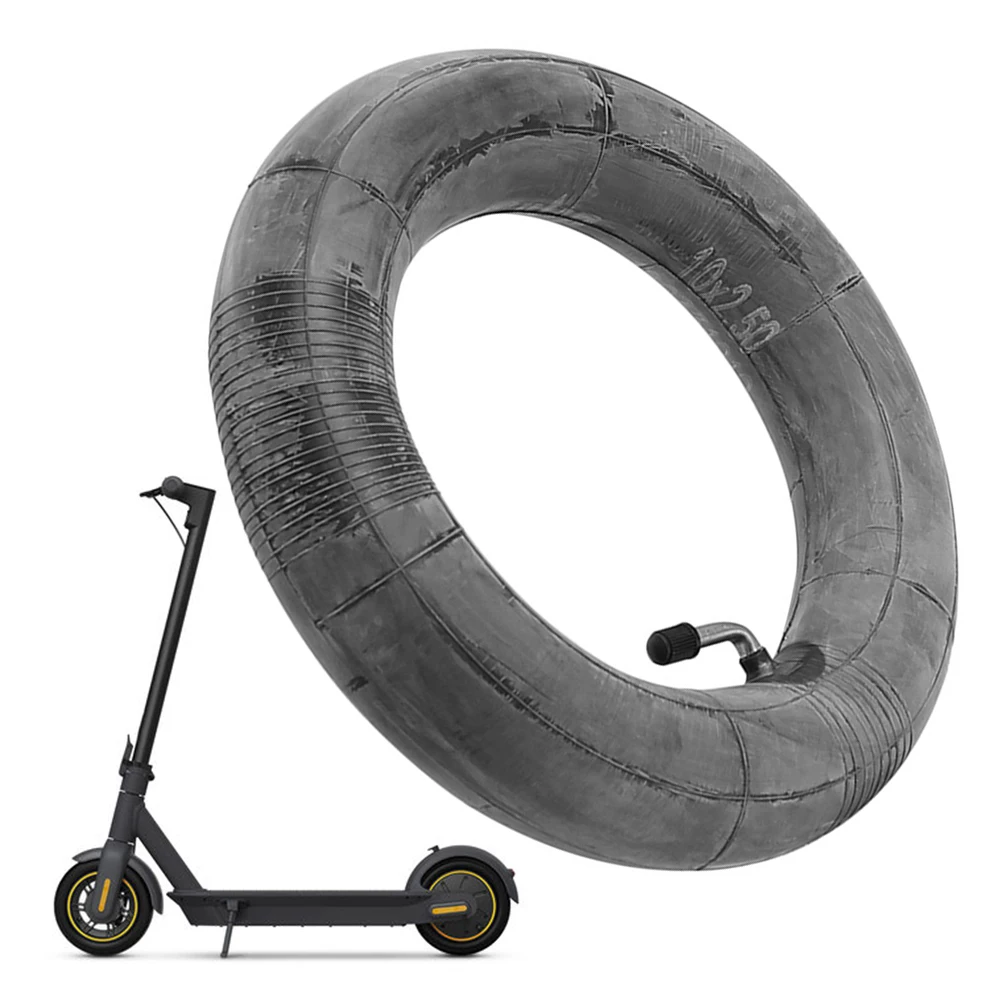 Electric Scooter Inner Tube 10 Inch 0 Degree Mouth Inward Thickening Rubber Tires For Ninebot Max G30 Tyre Replacement Parts