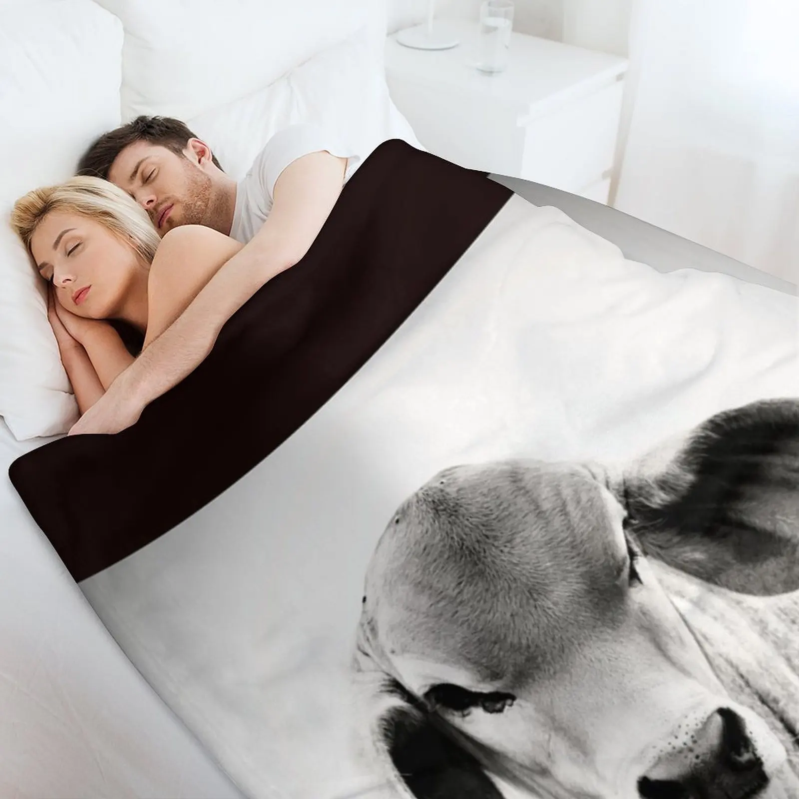 برهمان العجل، صورة، جدار الفن رمي بطانية منقوشة الثقيلة للأطفال الحرارية لبطانيات السفر