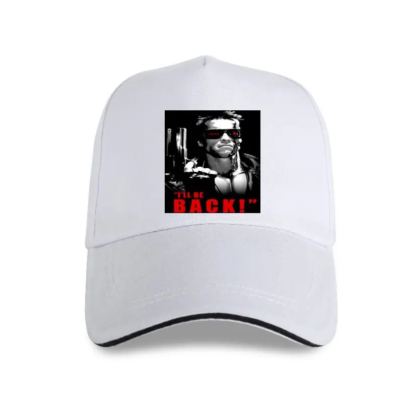 new cap hat  Terminator I'll Be Back Arnold 80 Classic Sci - Fi Action Movie Black Baseball Cap 2021 2021 Summer Men Hot Sale Fa