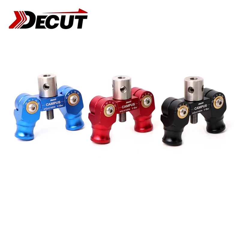 Decut Archery Balance Rod V Bar Double V Connect Lock Base Adjustable Balance Bar Shock-Proof Rod Damping Bow Accessories