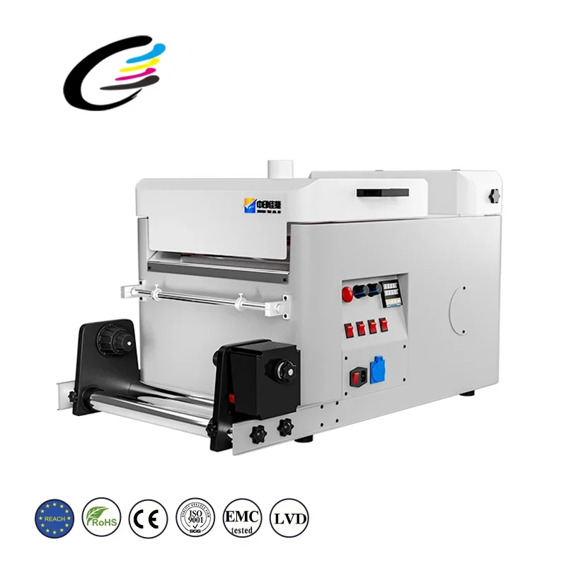 Factory a3 dtf printer printing machine impressora t shirt printing machine Double xp600 dtf printer with powder shaking machine