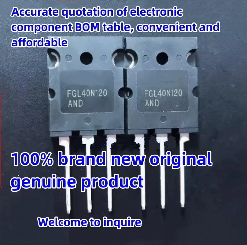 5PCS/Lot Original New FGL40N120AND 40A 1200V 40N120 FGL40N120 TO-264 FGL40N120ANDTU NPT IGBT