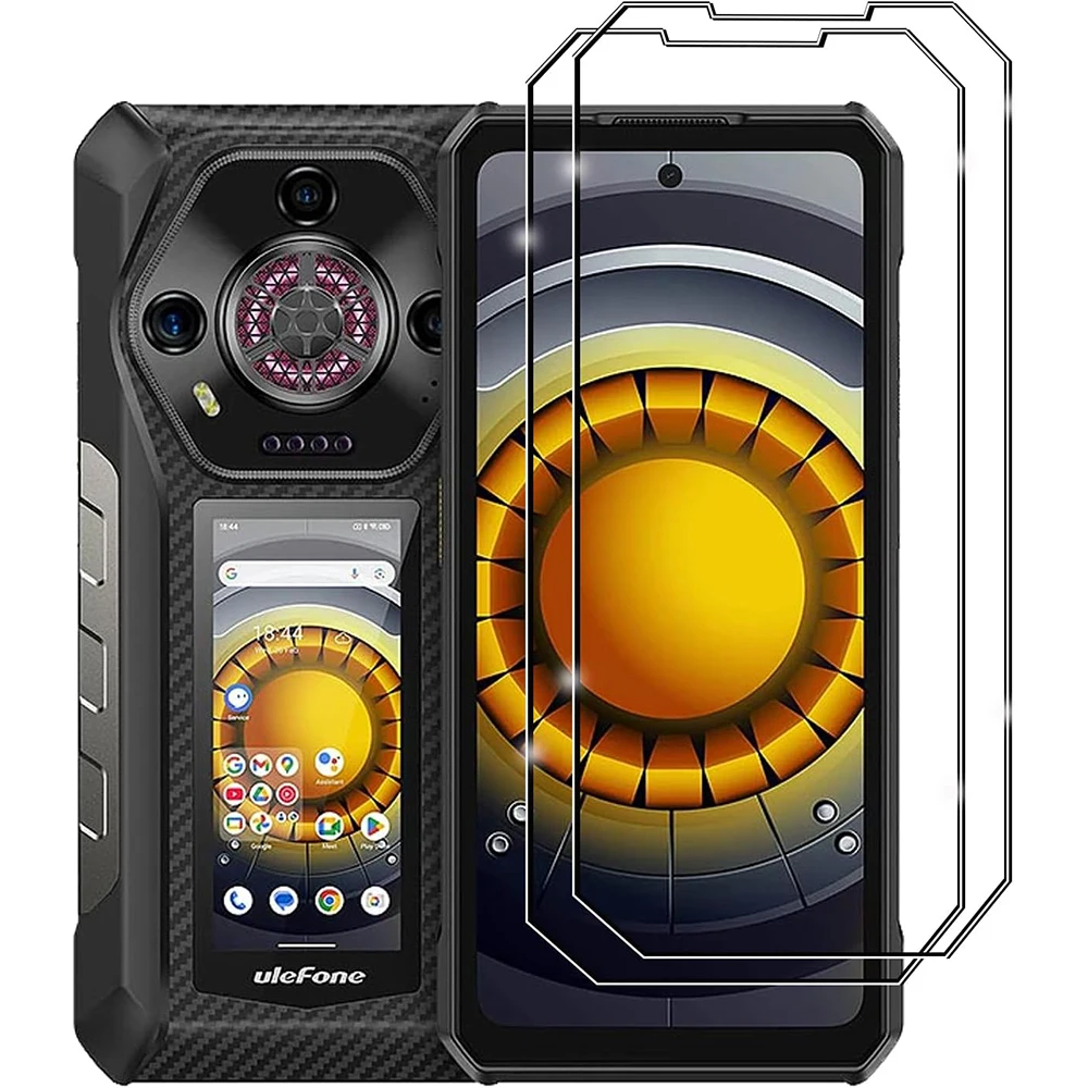 2PCS 9H Tempered Glass For Ulefone Armor 30 Pro Screen Protector Transparent Tempered Film For Ulefone Armor 30Pro Protective